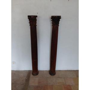 Pair Of Columns From The Louis XVI Period