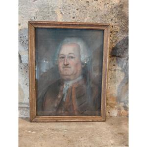 Pastel Of A Man, 18th Century