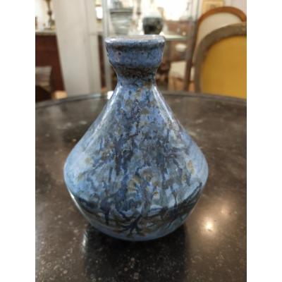 Small Ceramic Vase, Signed Dominique Baudart, 1960s
