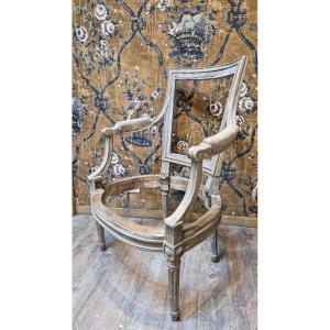 Louis XVI Period Cabriolet Stamped By Tilliard