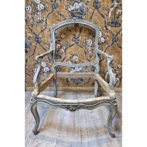 Louis XV Period Queen's Armchair 