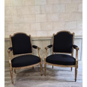Pair Of Louis XVI Armchairs