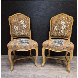 Pair Of Louis XV Period Armchairs