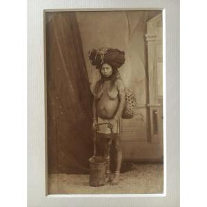 Albumen Print. South American Indian Woman, Guyana. Nineteenth Century