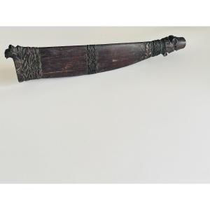 Dayak Weapon Scabbard, Borneo, Indonesia