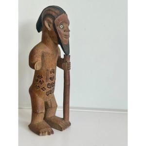 Congo Bembe Statue- Tribal Art - Africa 