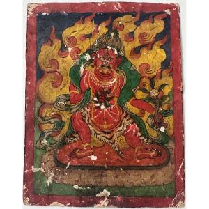 Tsakli représentant Hayagriva, Bouddhisme tibétain, 19e Siècle - Tibet