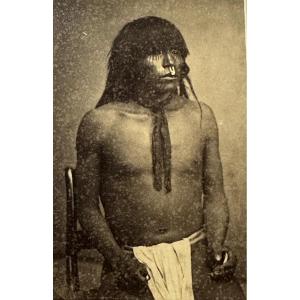 Charles G. Johnson, Albumen Print Of A Yuma Indian, Arizona, 1868 