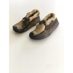 Mukluk. Child's Shoes, Alaska. 