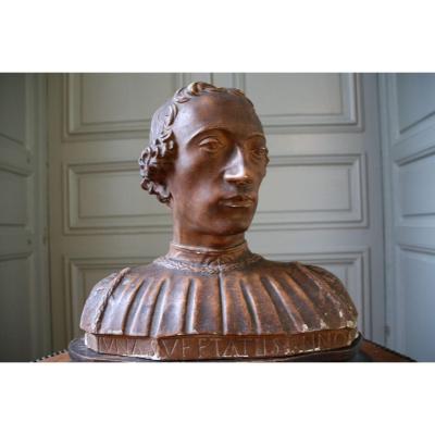 Plaster Bust Of Rinaldo Della Luna