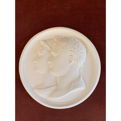 Medallion Napoleon And Josephine