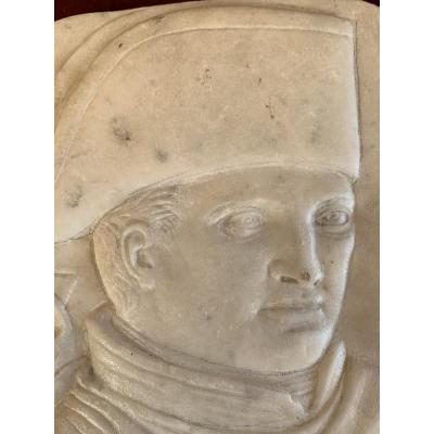 Rare Carved Napoleon 1st Marble