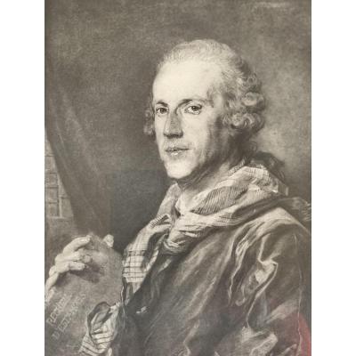 Portrait Of Charles Lenormand Of Coudray After Perronneau