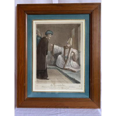 Engraving Representative Dergoumidas Armenian Priest