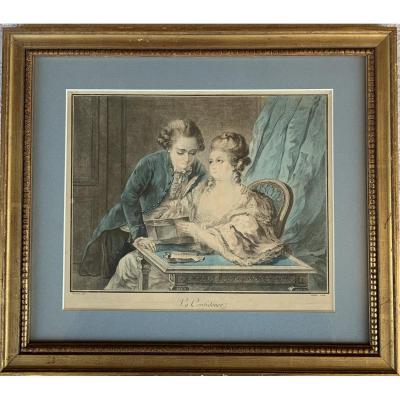 Rare Gravure De Jubier