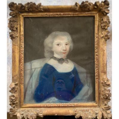 Elegant In Blue Dress