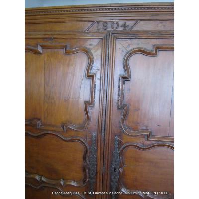 Breton Wardrobe Dated 1804