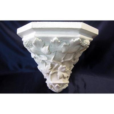 Big Console Support Neo Renaissance Statue Terracotta 19th