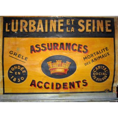 Zinc Advertising Displays On Insurance