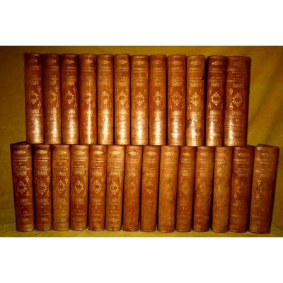 26 Volumes Of The Encyclopedia Of Sciences, Letters And Arts And Famous Men 1851