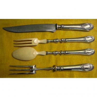 Cutting And Salting Services Ivory Silver Minerva 1st Title 19th