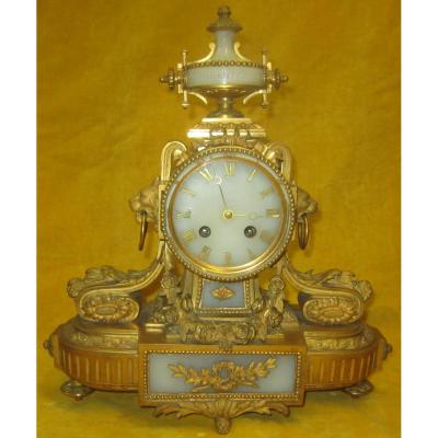 Pendulum Lxvi Style Gilt Bronze And Marble