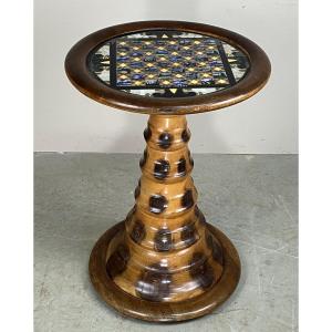 Brazilian Art Deco Pedestal Table