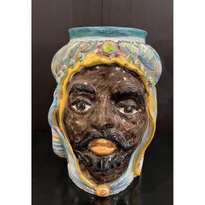 Céramic Maure Head.