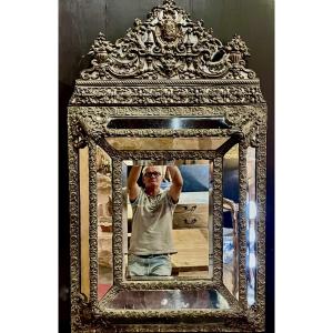 19th Century Lxiv Style Mirror With Parecloses 