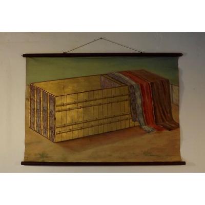 Oil On Decorative Canvas To Hang Nineteenth