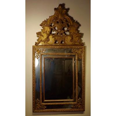 Lxiv Style Golden Mirror
