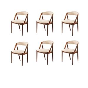 6 Scandinavian Rosewood Chairs