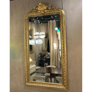 Elegant French Giltwood Mirror From The 19th Century
