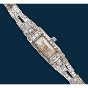 Vintage Watch White Gold And Diamonds Time After Time