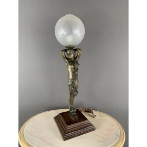 Classic Bronze Table Lamp 20th Century