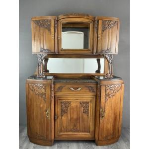 Art Nouveau Buffet From The First Half Of The 20th Century