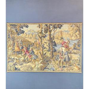 Wall Tapestry, Hunting Scene, 20th Century