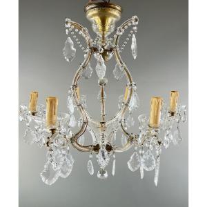 Crystal Chandelier, Early 20th Century