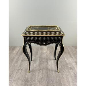 Napoleon III Planter In Boulle Marquetry, 19th Century 
