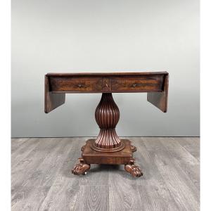 Mahogany Drop-leaf Table, 19th Century