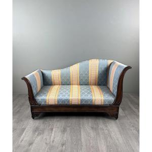 Restoration Period Chaise Longue, 19th Century