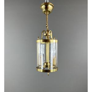 Bronze And Brass Lantern, 20th Century