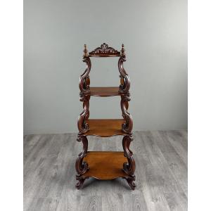 Carved Oak Shelf, 19th Century