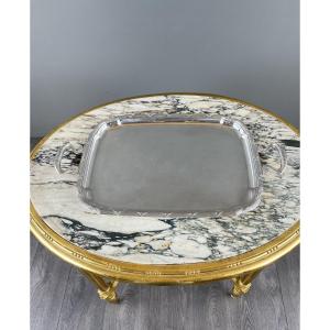 Silver-plated Serving Tray, 20th Century
