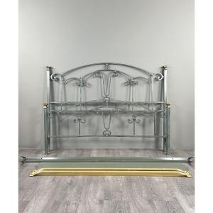 Lacquered Metal Bed, 20th Century