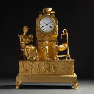 Jean Simon Deverberie Et Gérard - Miracle Child Birth Clock Circa 1820