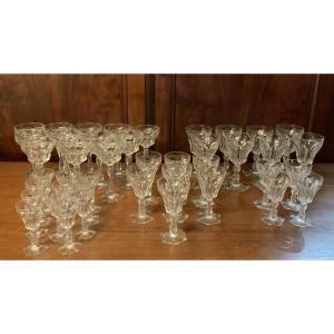 Val Saint-lambert - 42 Lalaing Glasses