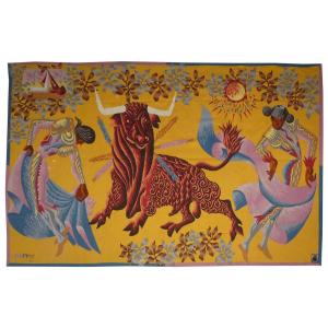 René Perrot - Bullfighting - Aubusson Tapestry