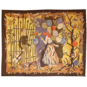 Elie Grekoff - Merchant Of Illusions - Aubusson Tapestry