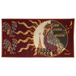 Jean Lurçat - Beautiful Quarrelsome Bird - Aubusson Tapestry